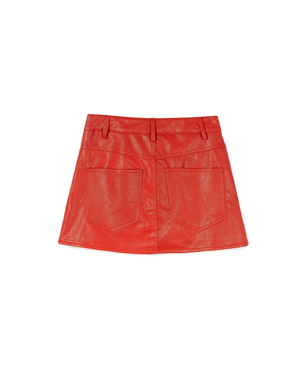 Glossy Mini Skirt