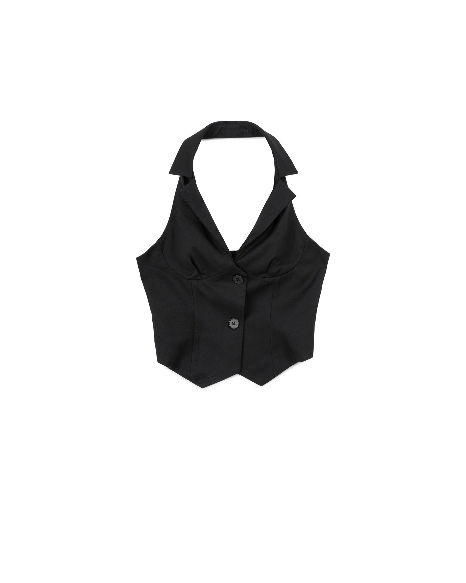 N E O CH.1 Halter Buttoned Top