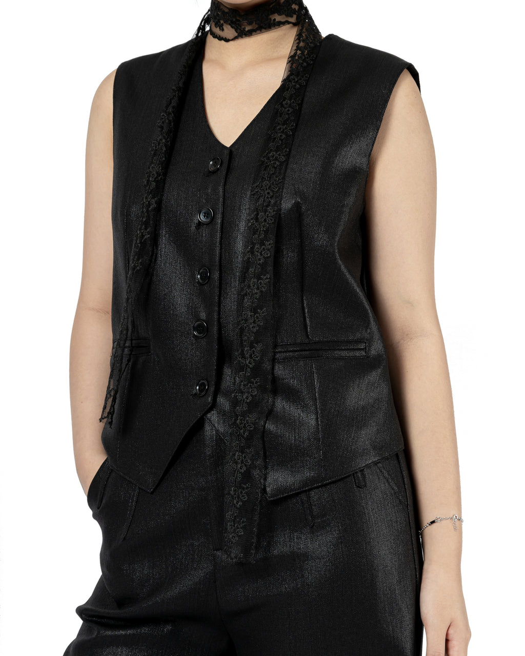 Sleek Button Vest