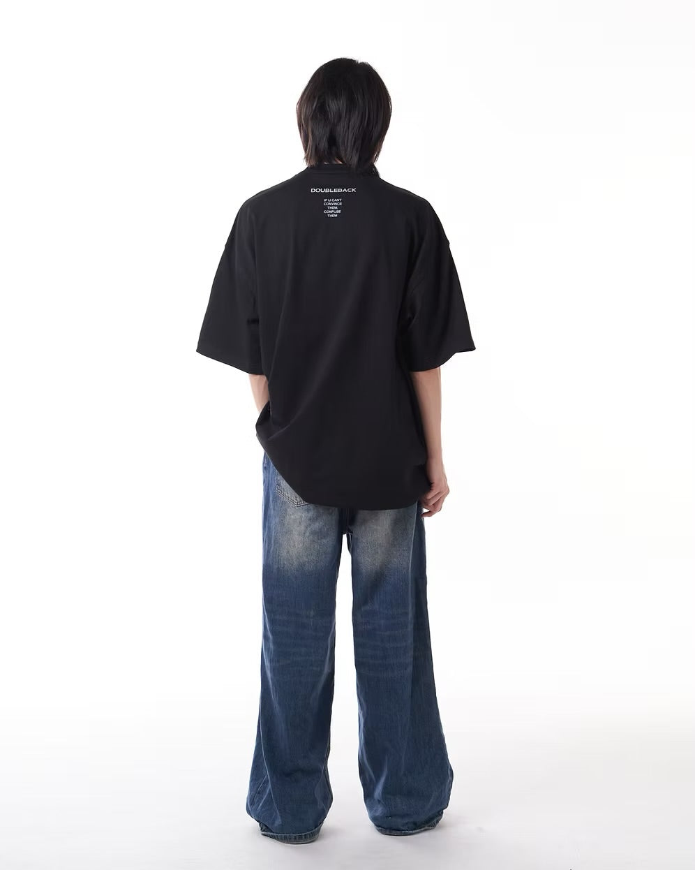 Blurred Logo T-Shirt Oversized
