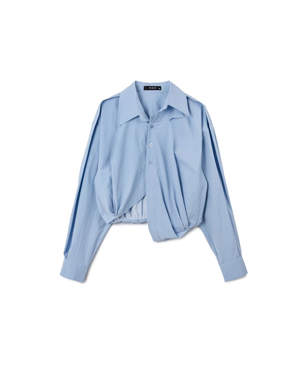 Waist-Shape Cropped Shirt
