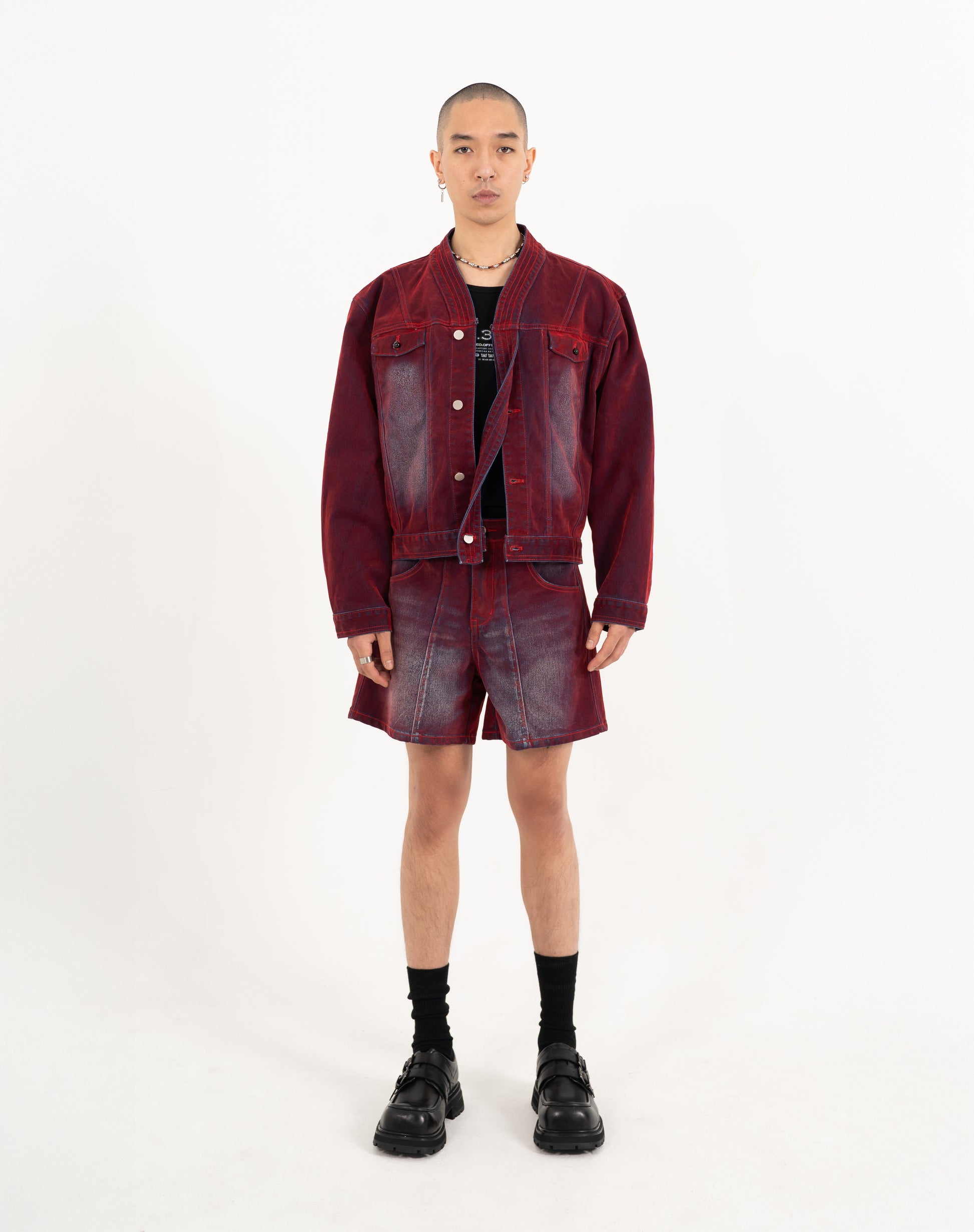 N E O CH.2 Faded Wrinkle Jorts