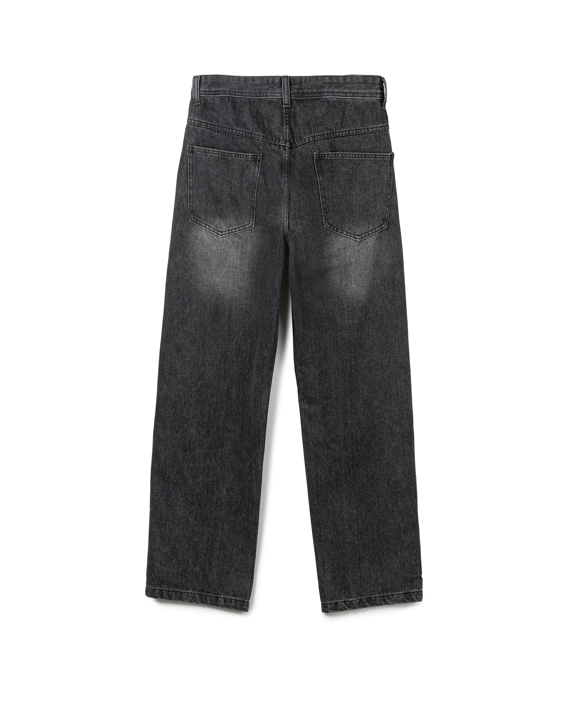 Vintage-Wash Straight-Leg Jeans