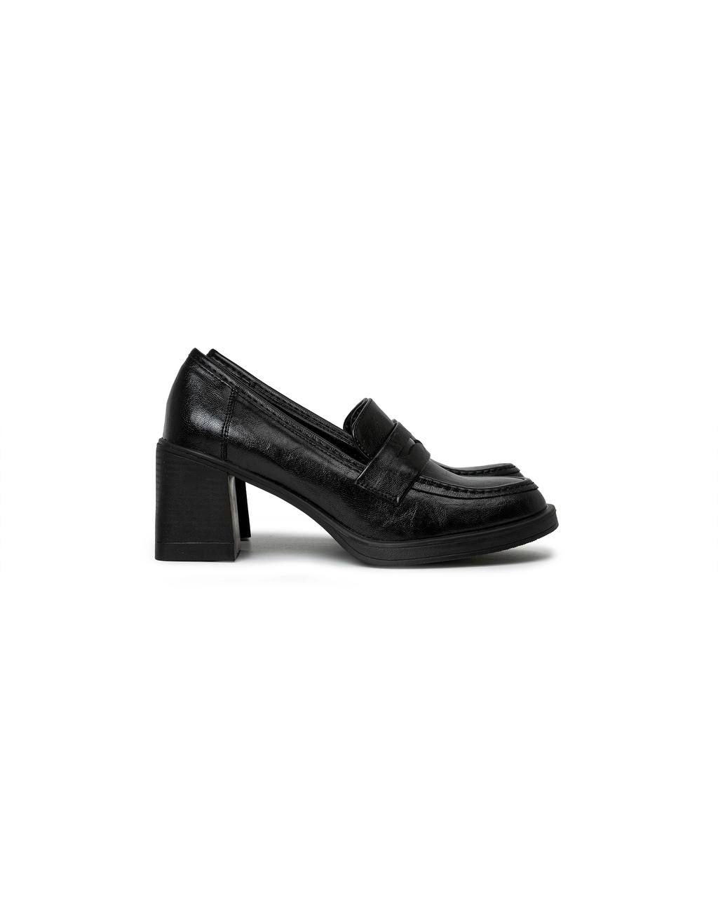 Block Heel Loafers