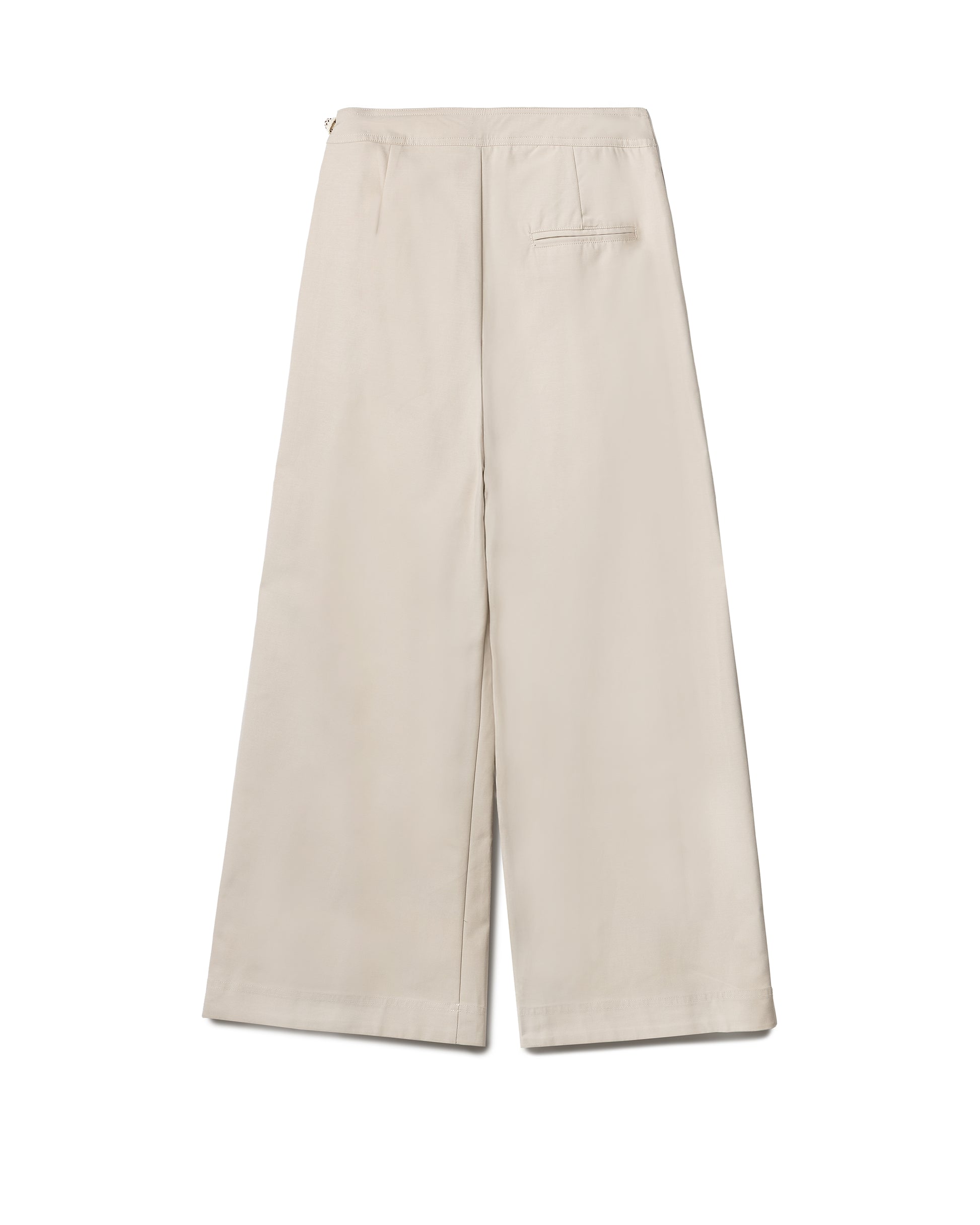 Tailored D-Ring Panel-Wrap Pants