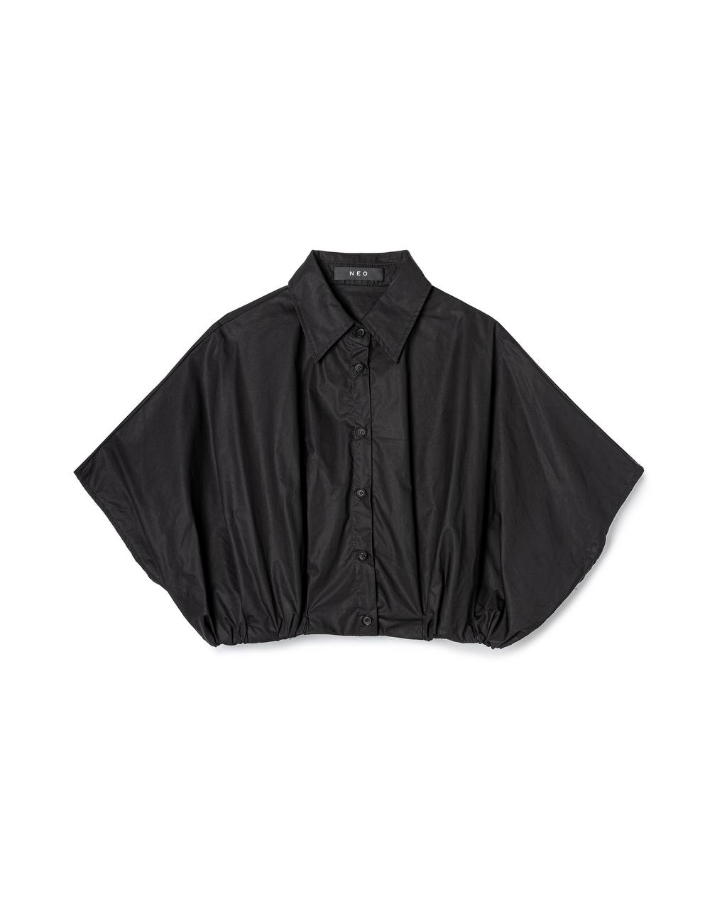 Cropped Elasticated Shirt