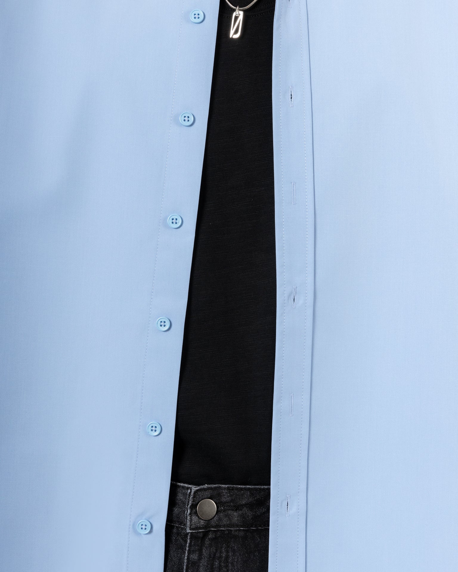 Solid Color Short Sleeve Shirt