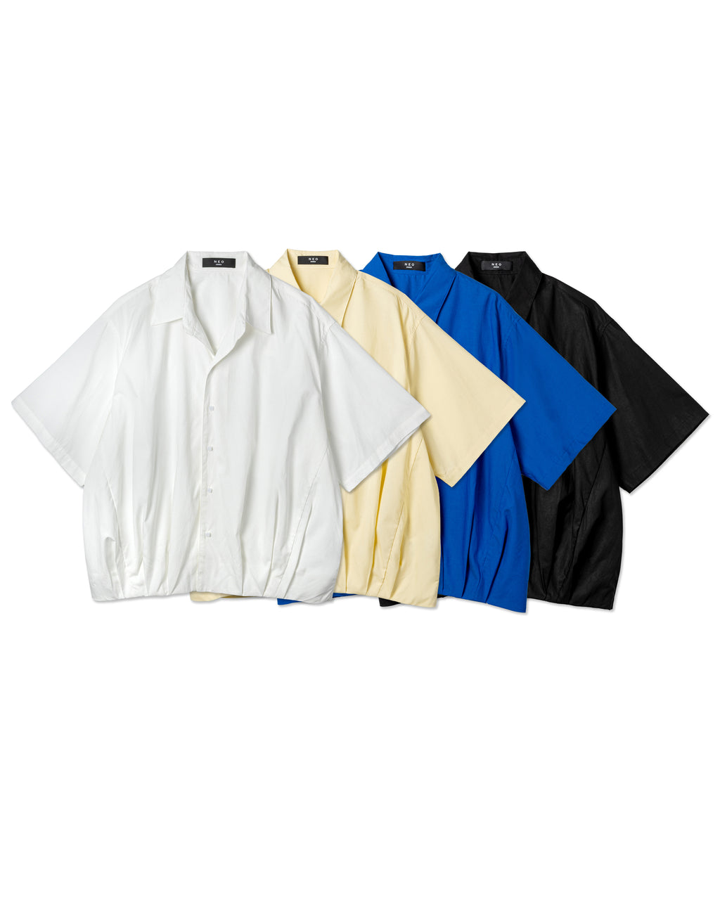 Ruched Boxy Short-Sleeve Shirt