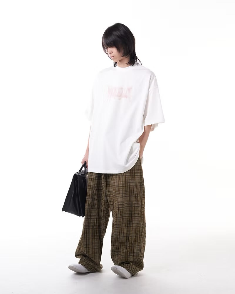 Blurred Logo T-Shirt Oversized
