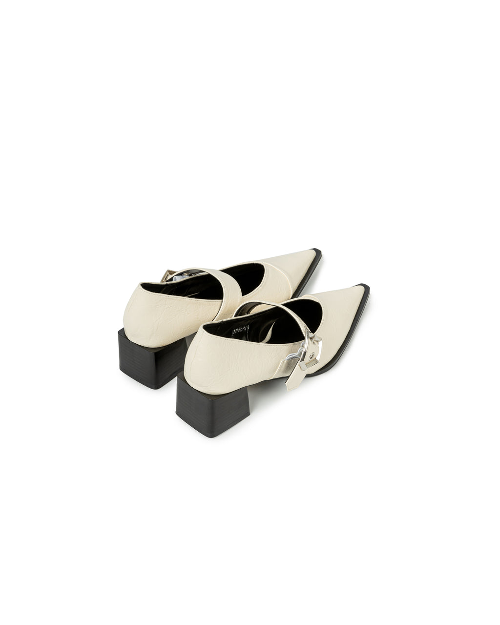 Pointed Toe Buckle Heels