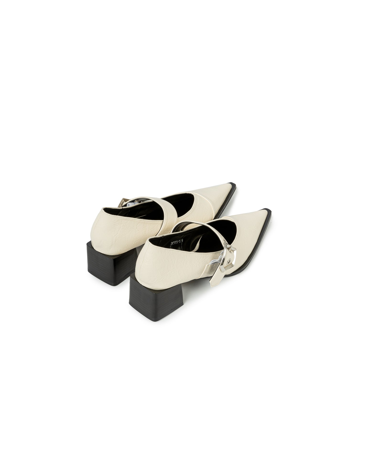 Pointed Toe Buckle Heels