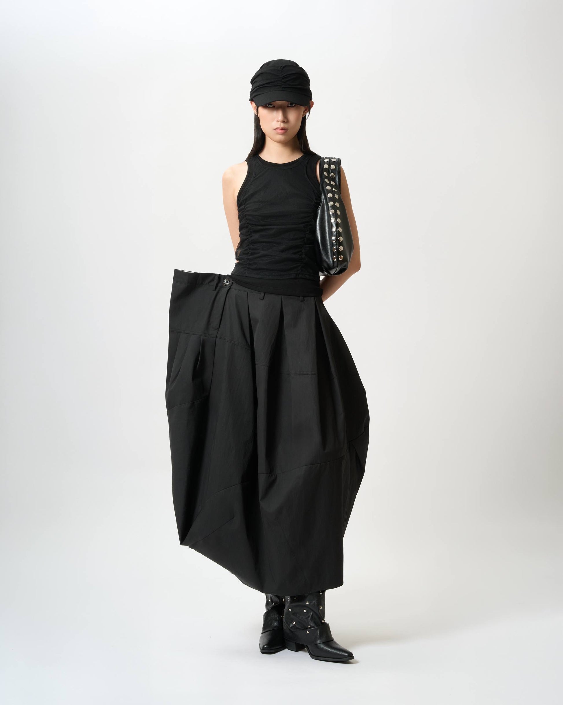 Deconstructed Panel Balloon Skirt