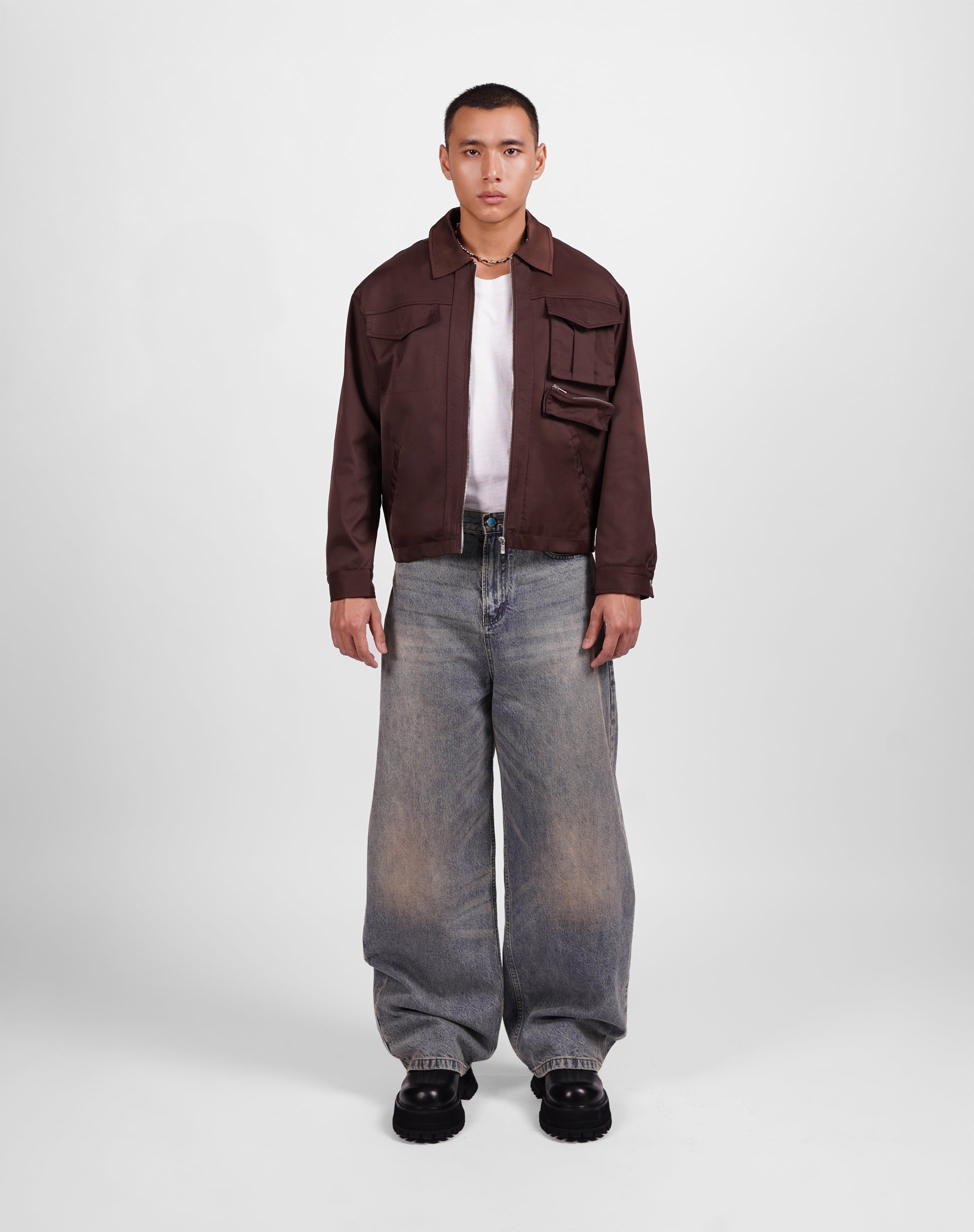 Gradient Baggy Jeans