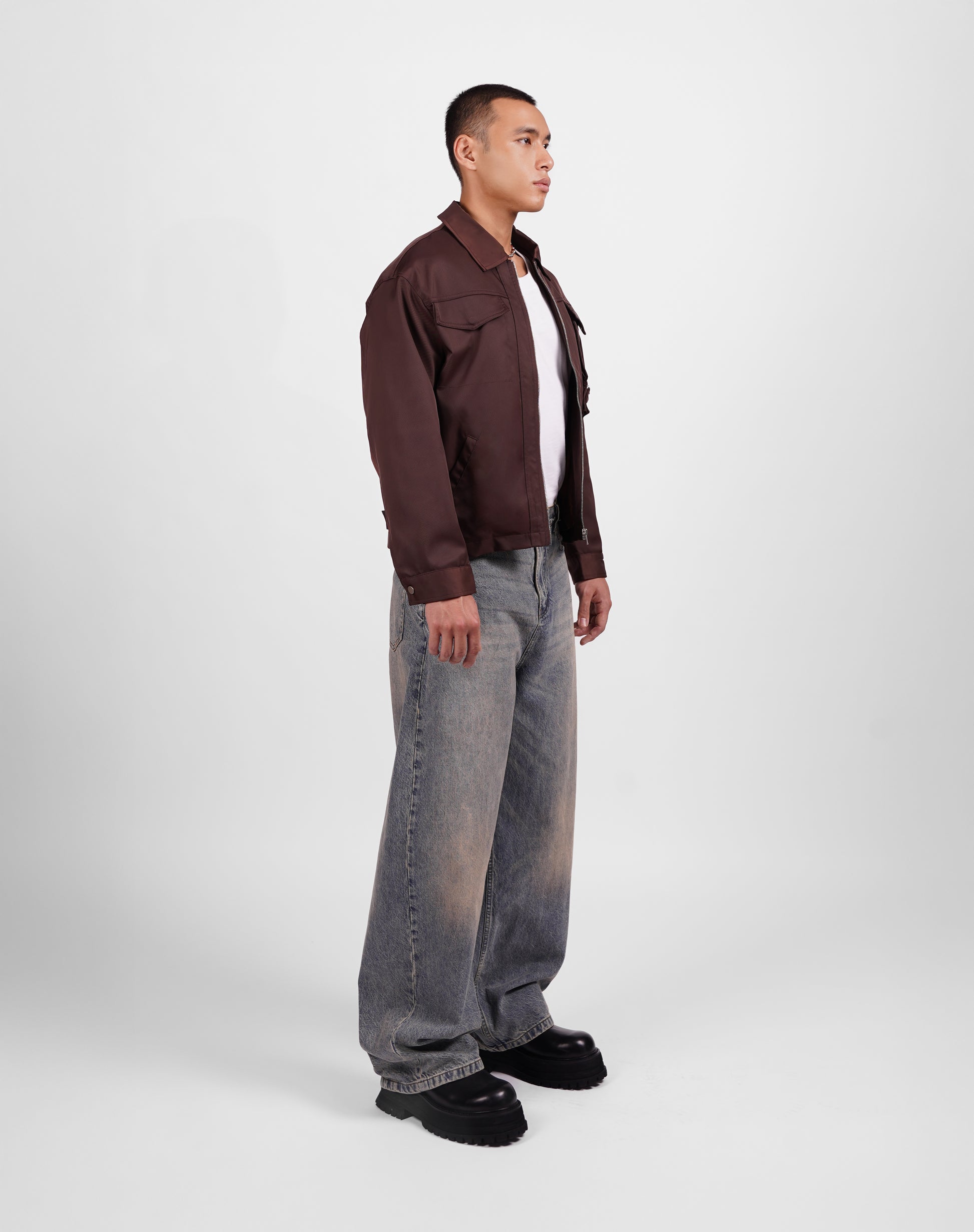 Gradient Baggy Jeans