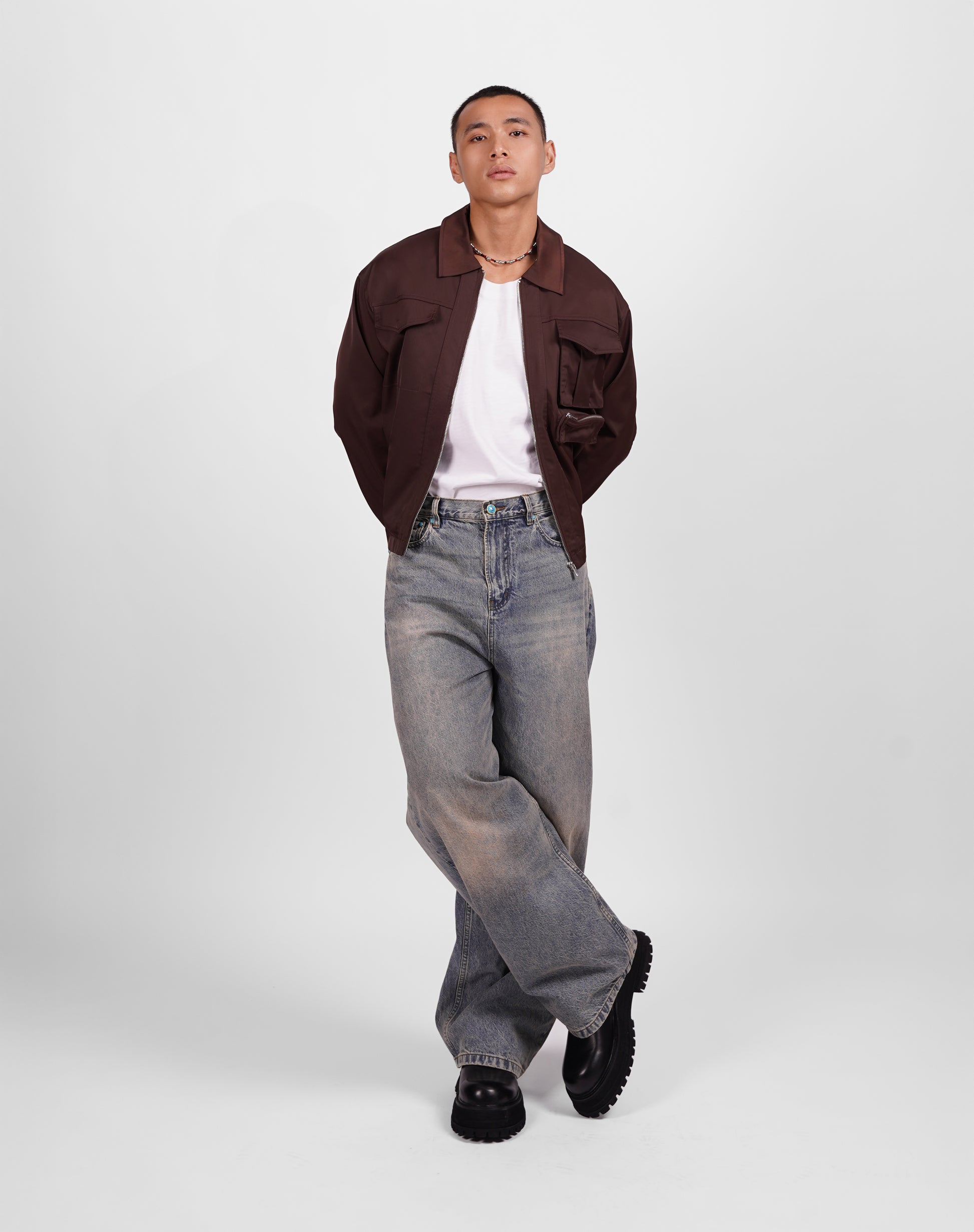 Gradient Baggy Jeans
