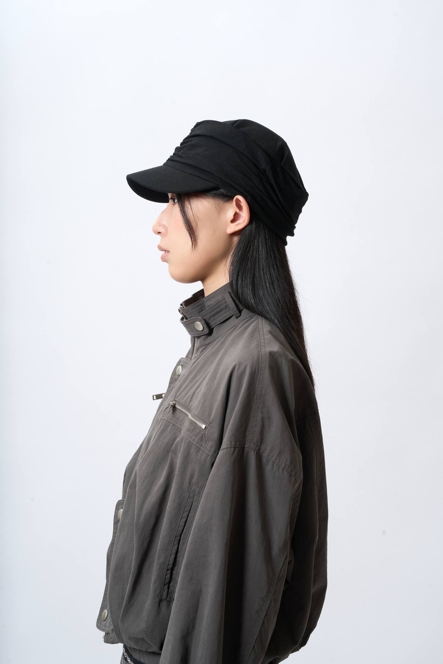 Utility Zip-Detail Nylon Jacket