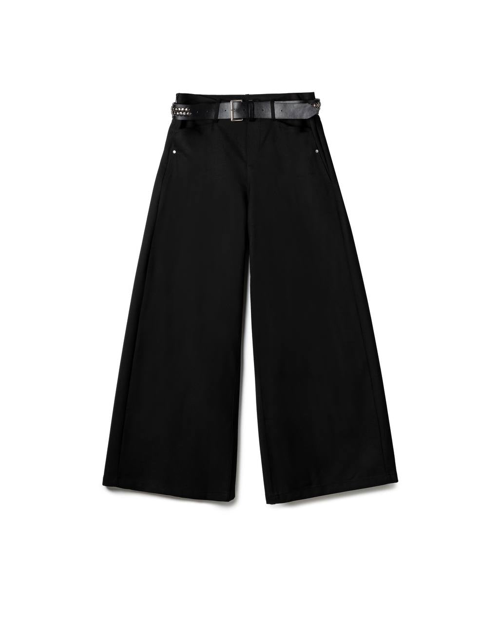 Belted Wide Leg Pants