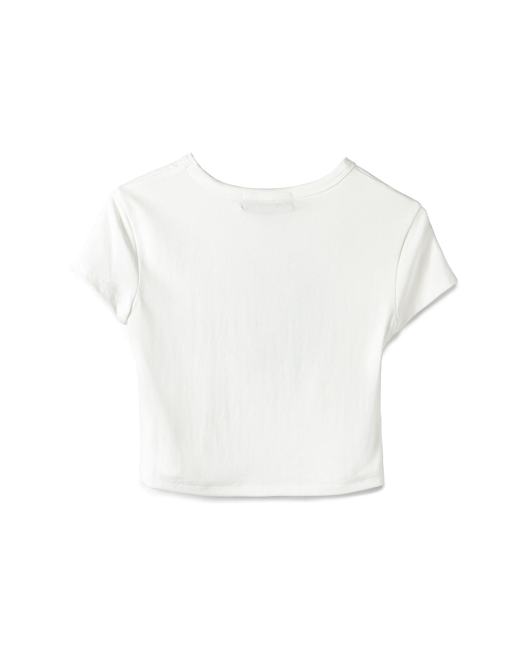 N E O Fitted Calligraphic Cropped T-Shirt
