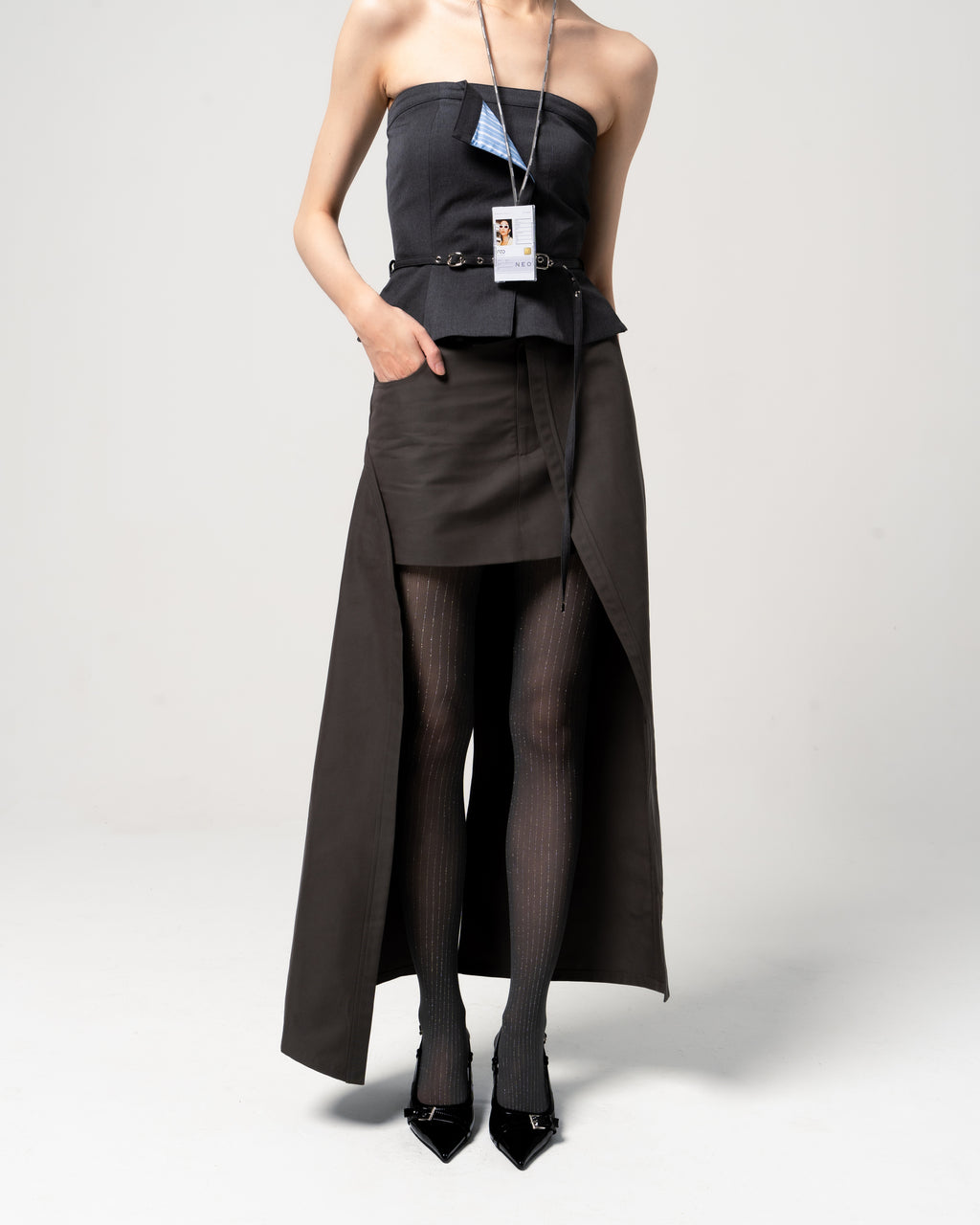 N E O CH.1 Irregular Skirt