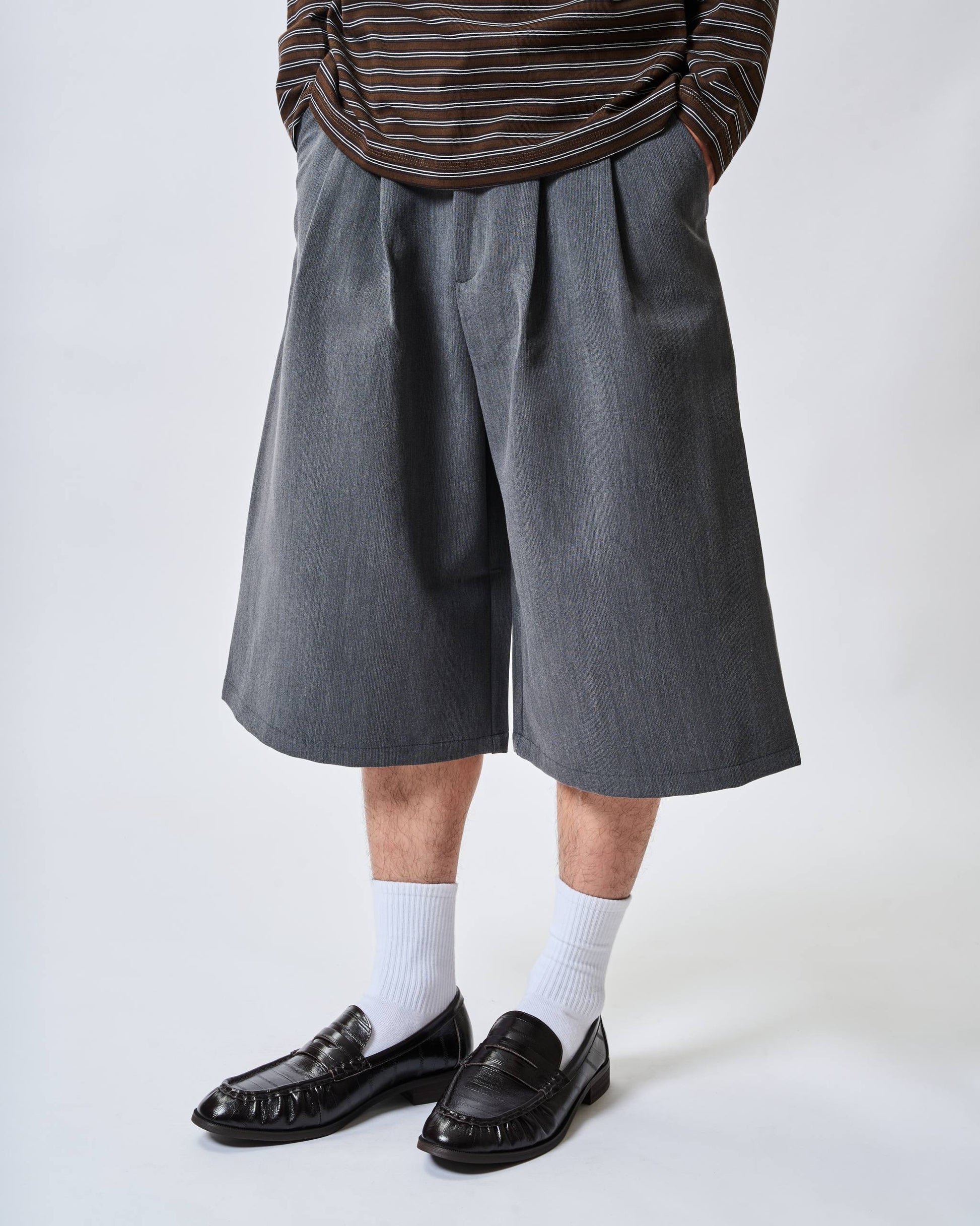 Structured Cinch-Back Culottes