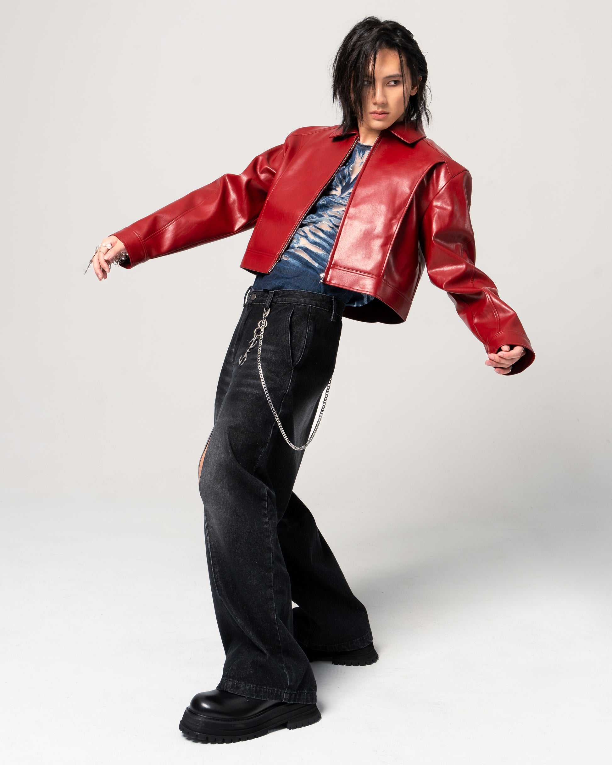 N E O CH.1 Leather Jacket