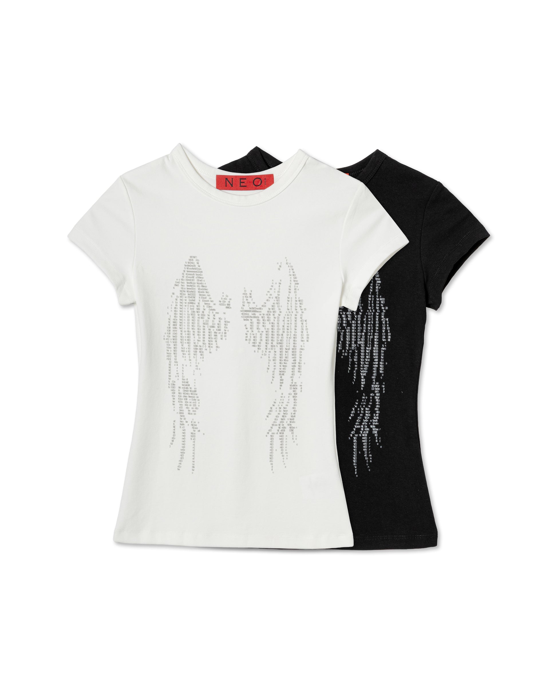 N E O Typographic Wing-Print Top