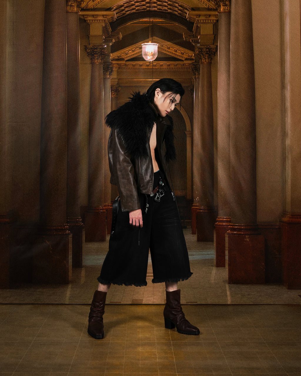 N E O VOL.2_CH.2 Belted Jorts