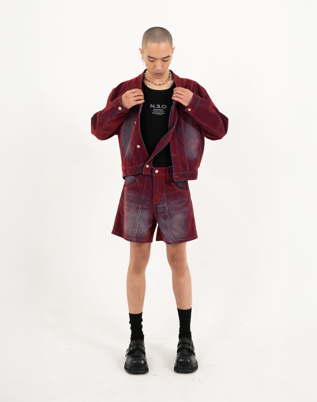 N E O CH.2 Faded Wrinkle Jacket