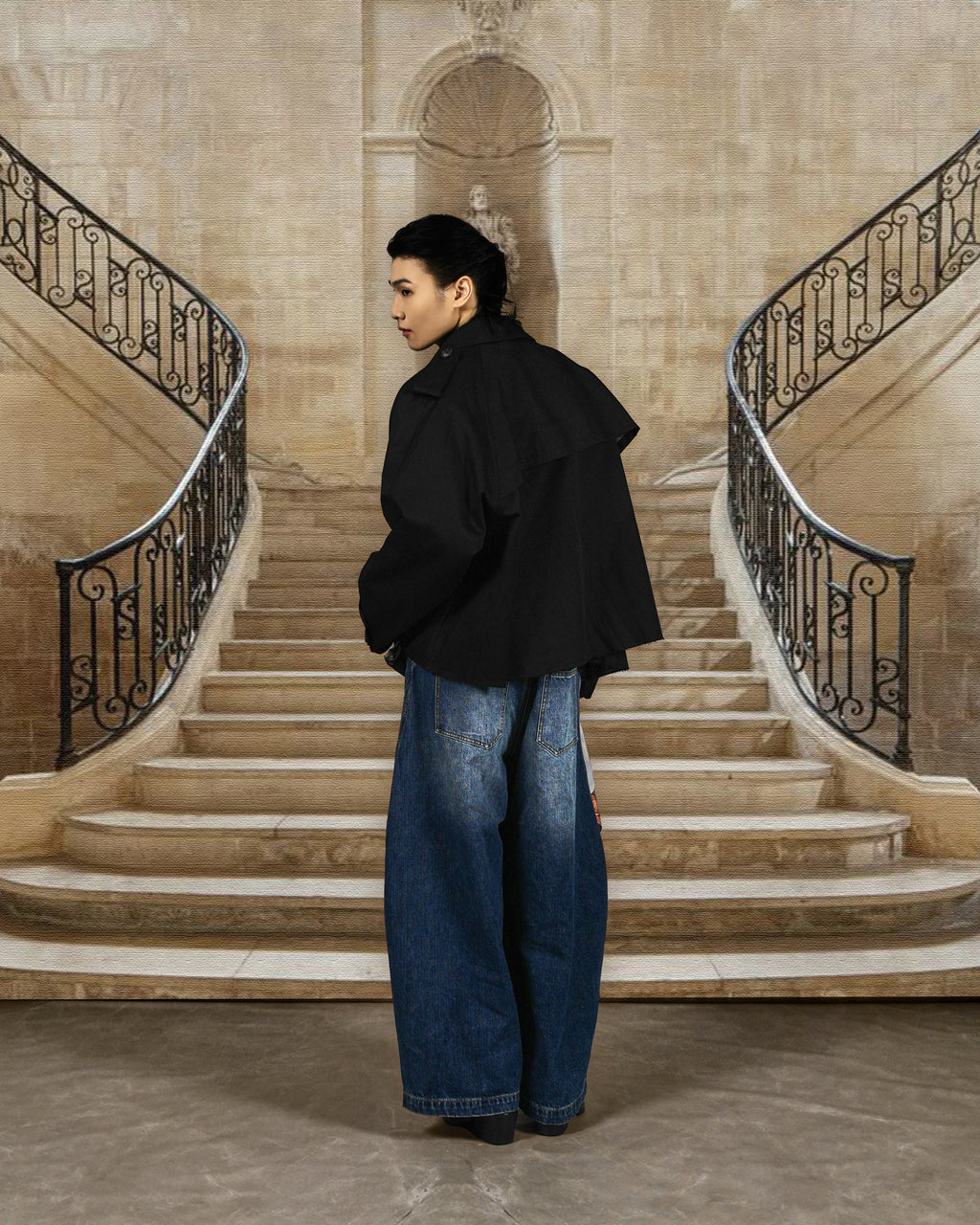 Gabardine Trench Coat