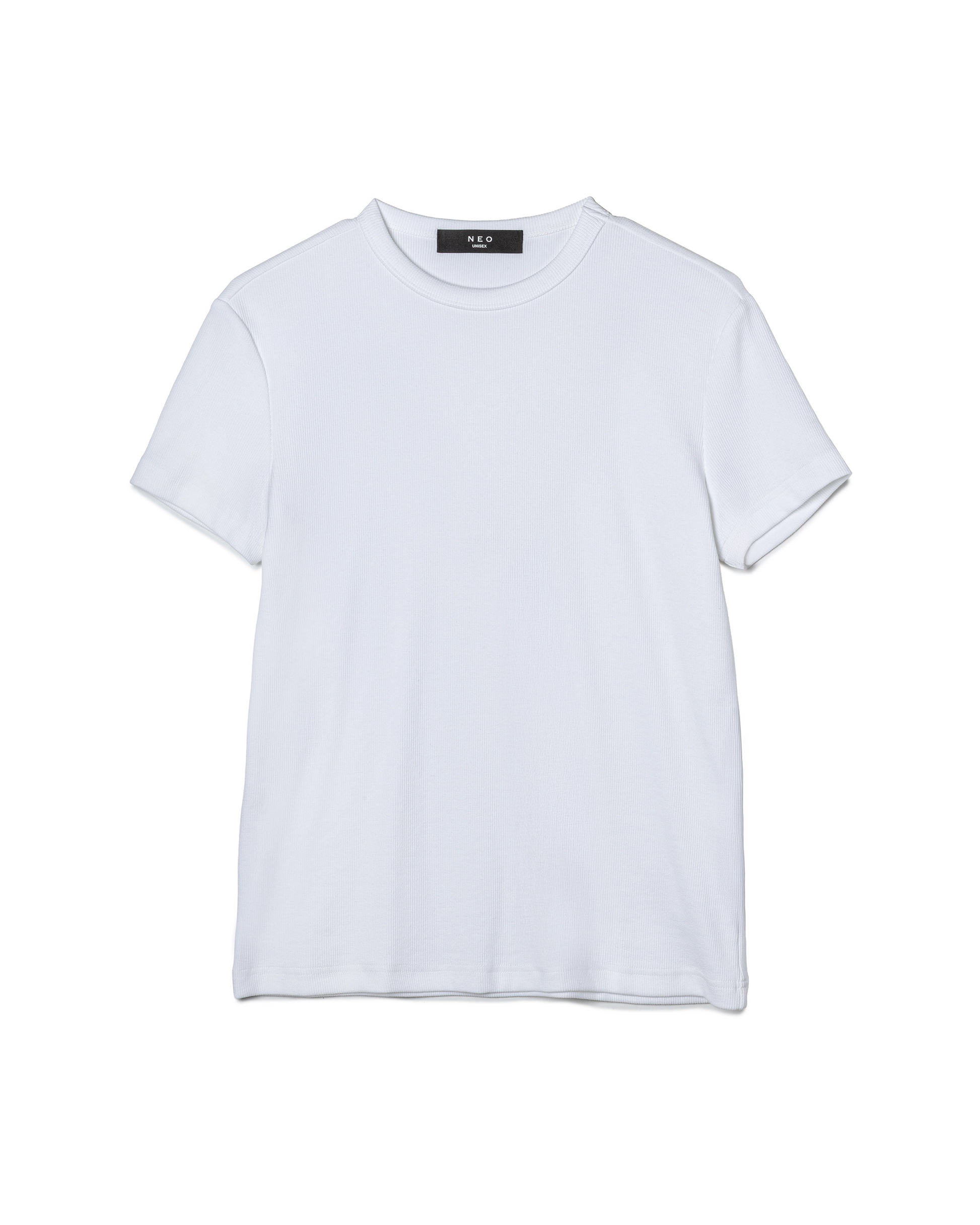 Ribbed Crew-Neck Top
