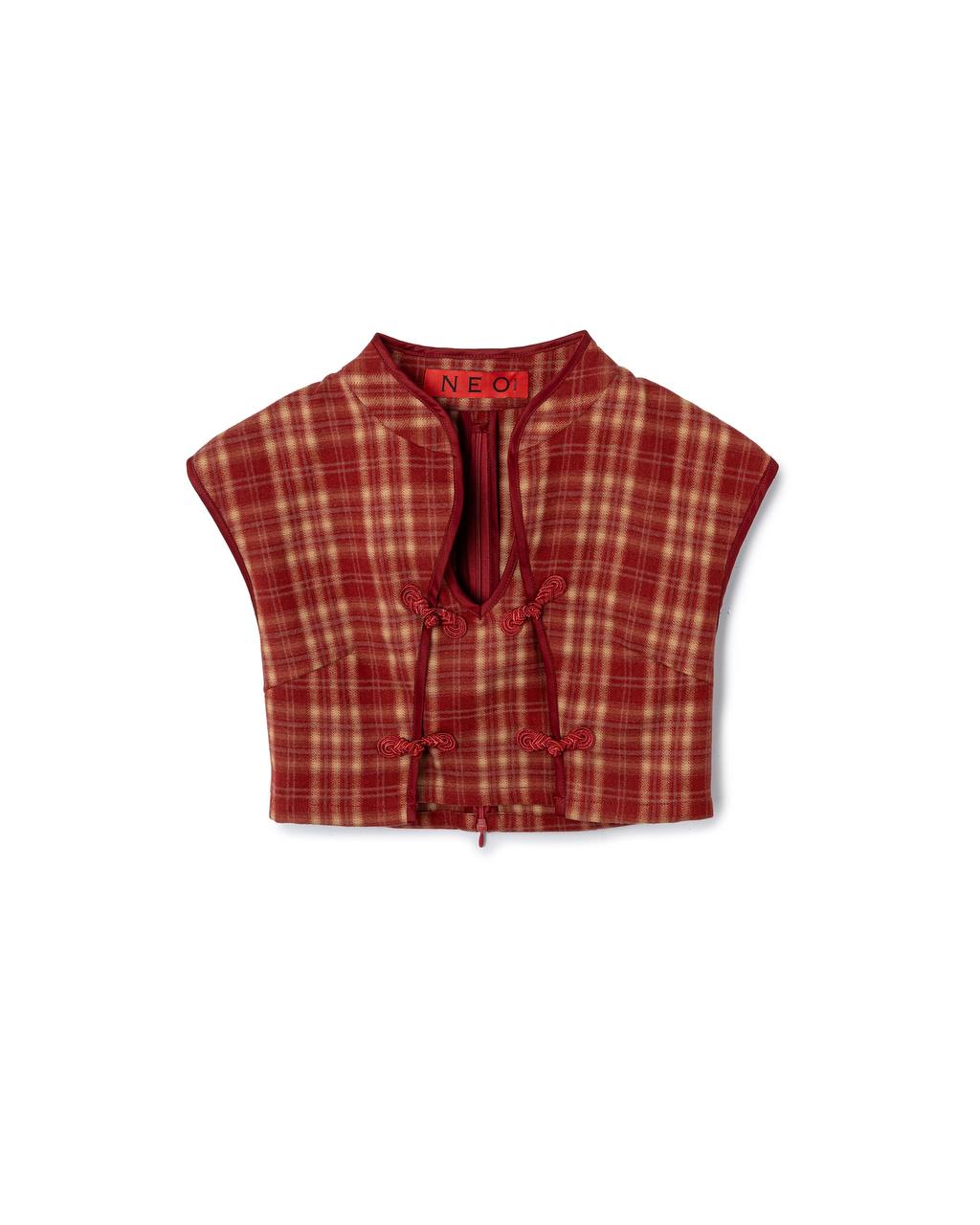 VOL.3_CH.1 Plaid Top