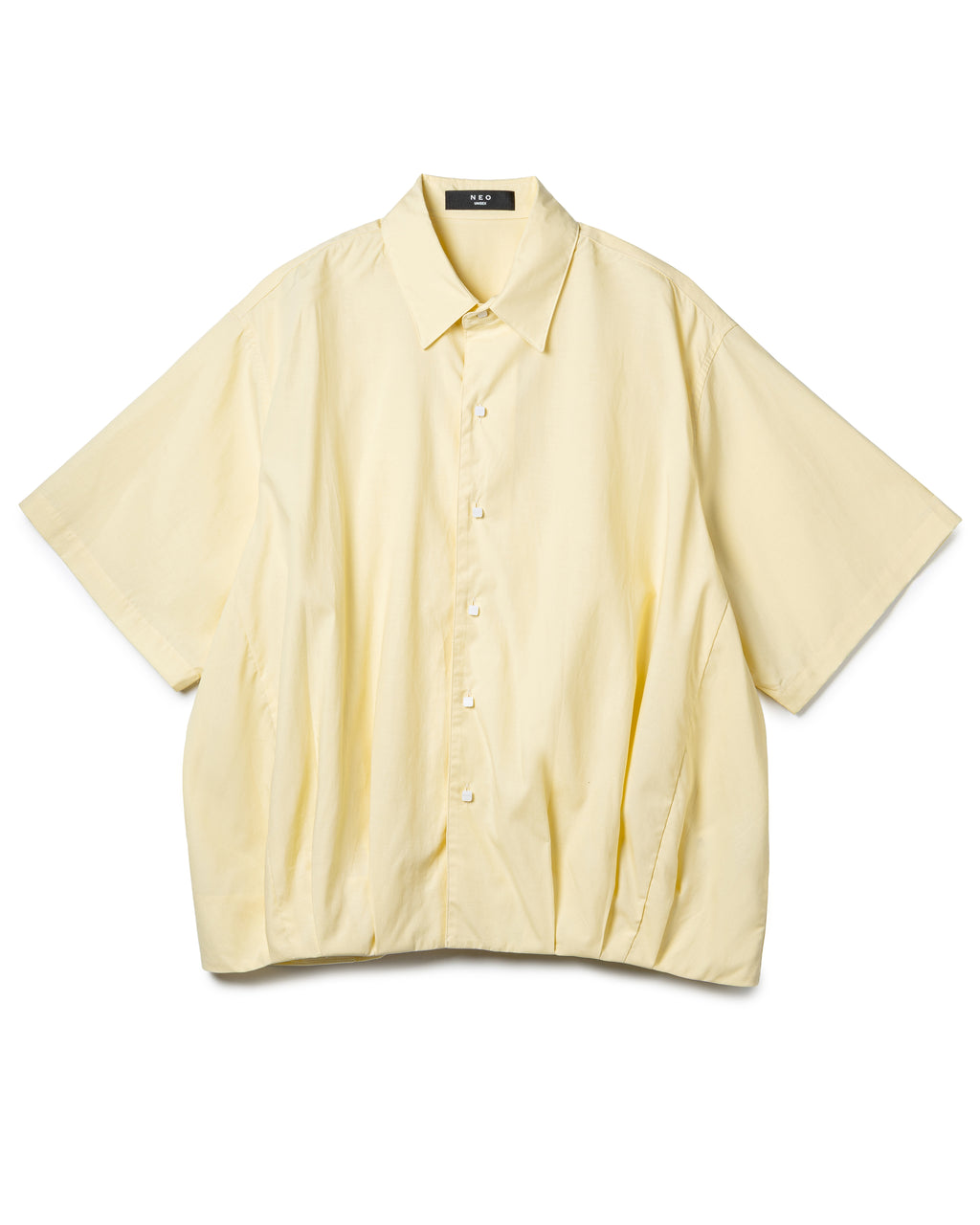 Ruched Boxy Short-Sleeve Shirt