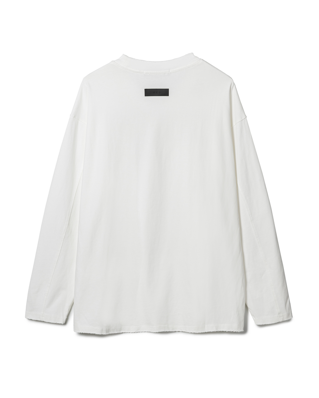 Minimalist Star-Graphic Long-Sleeved T-Shirt