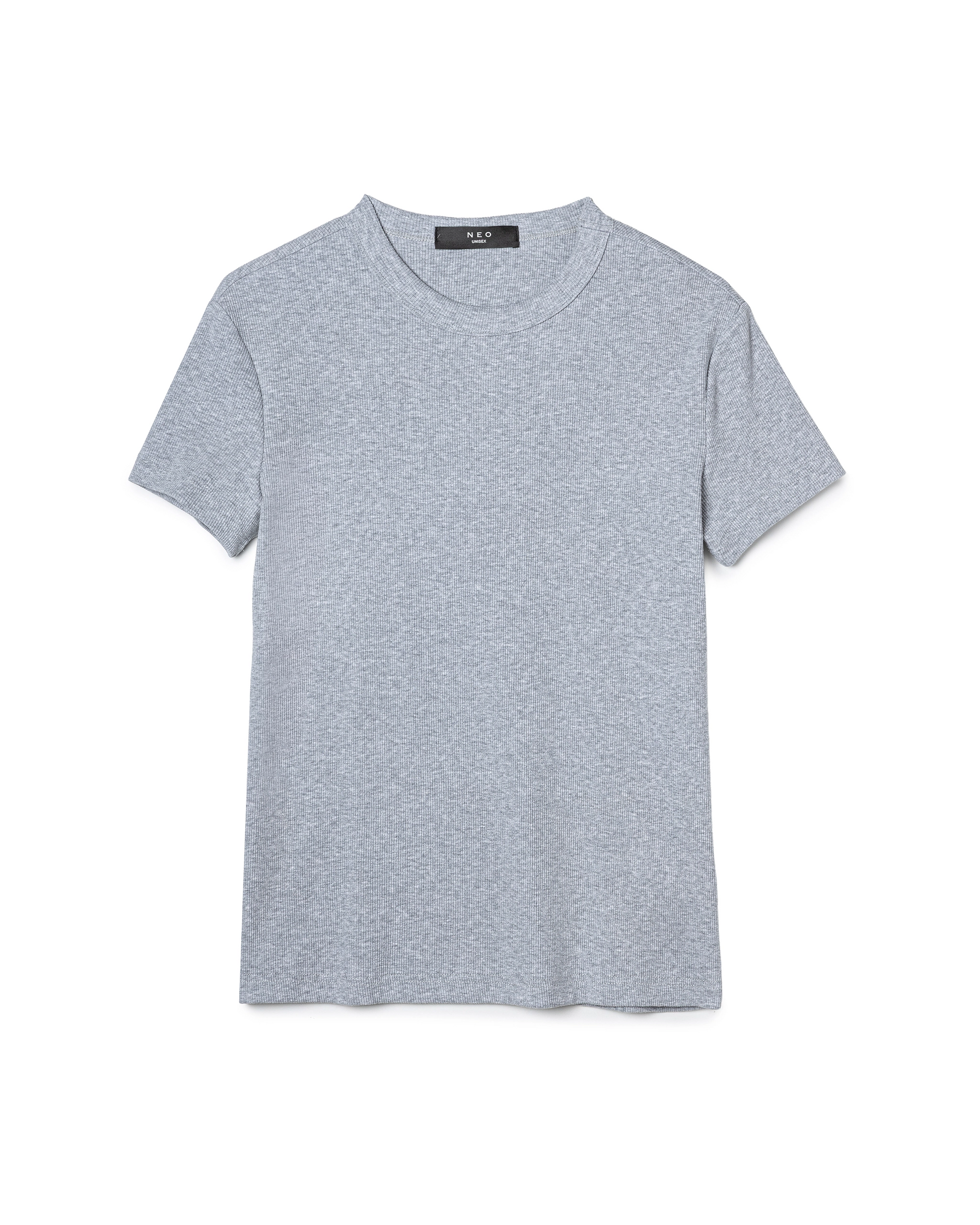 Ribbed Crew-Neck Top