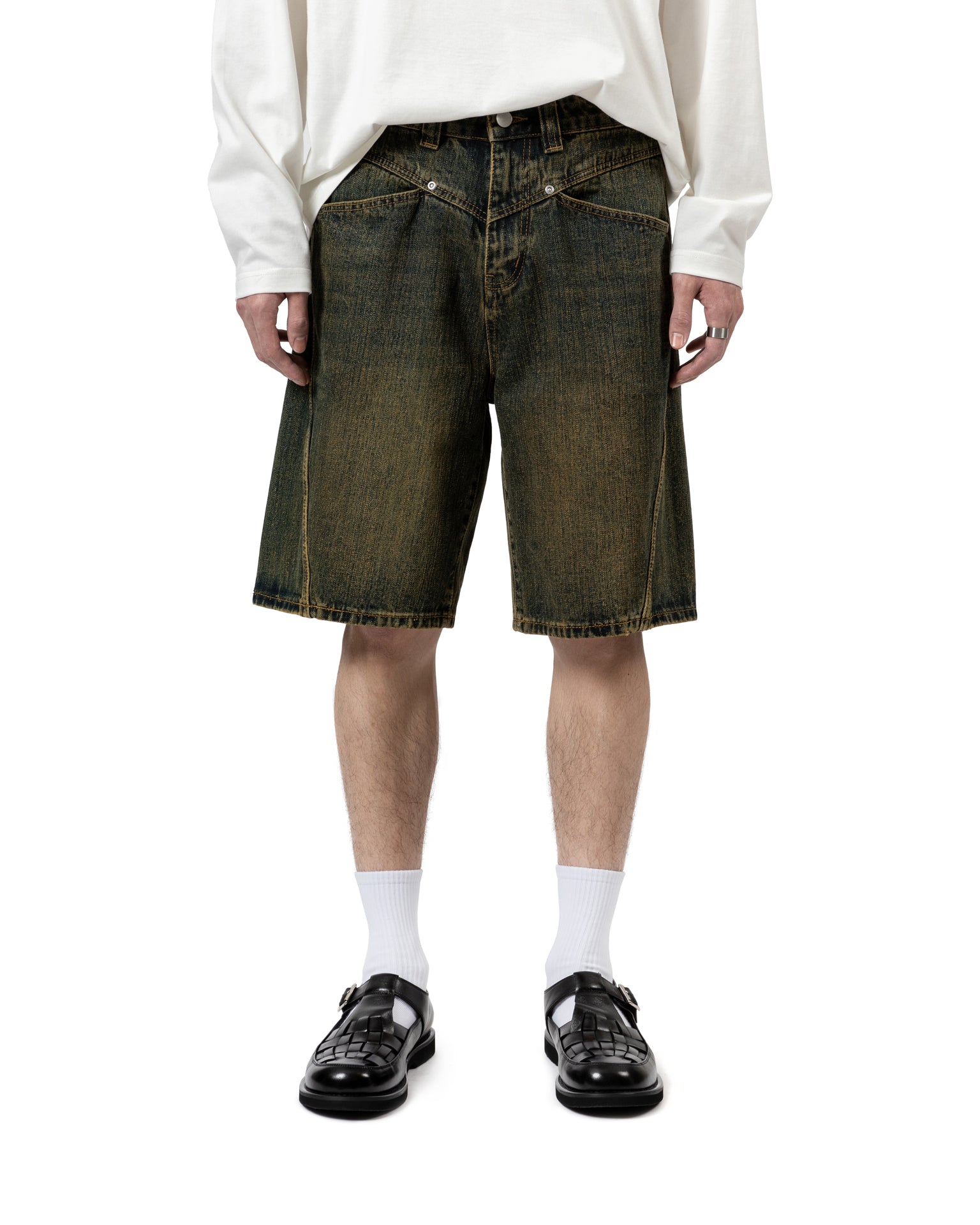 Unisex Vintage Washed Short