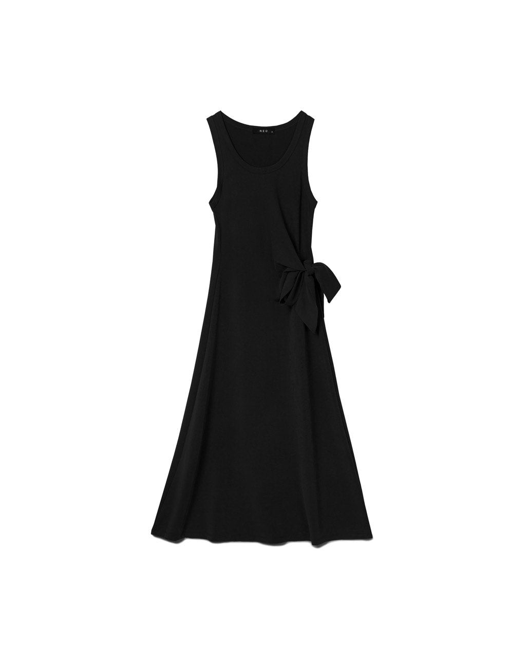 Side Bow A-Line Dress