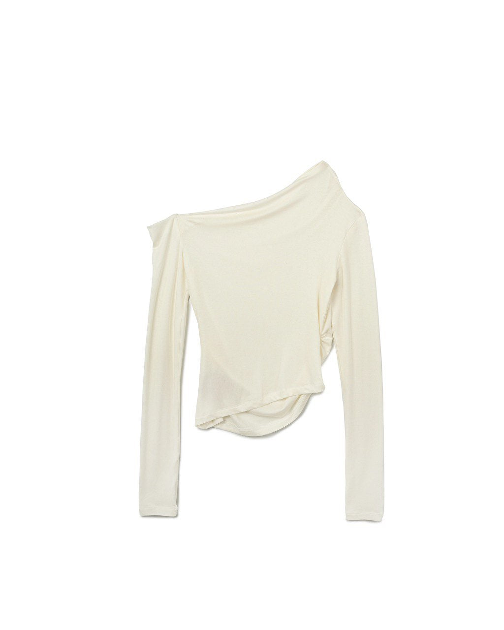 Asymmetric Off-Shoulder Stretch Top