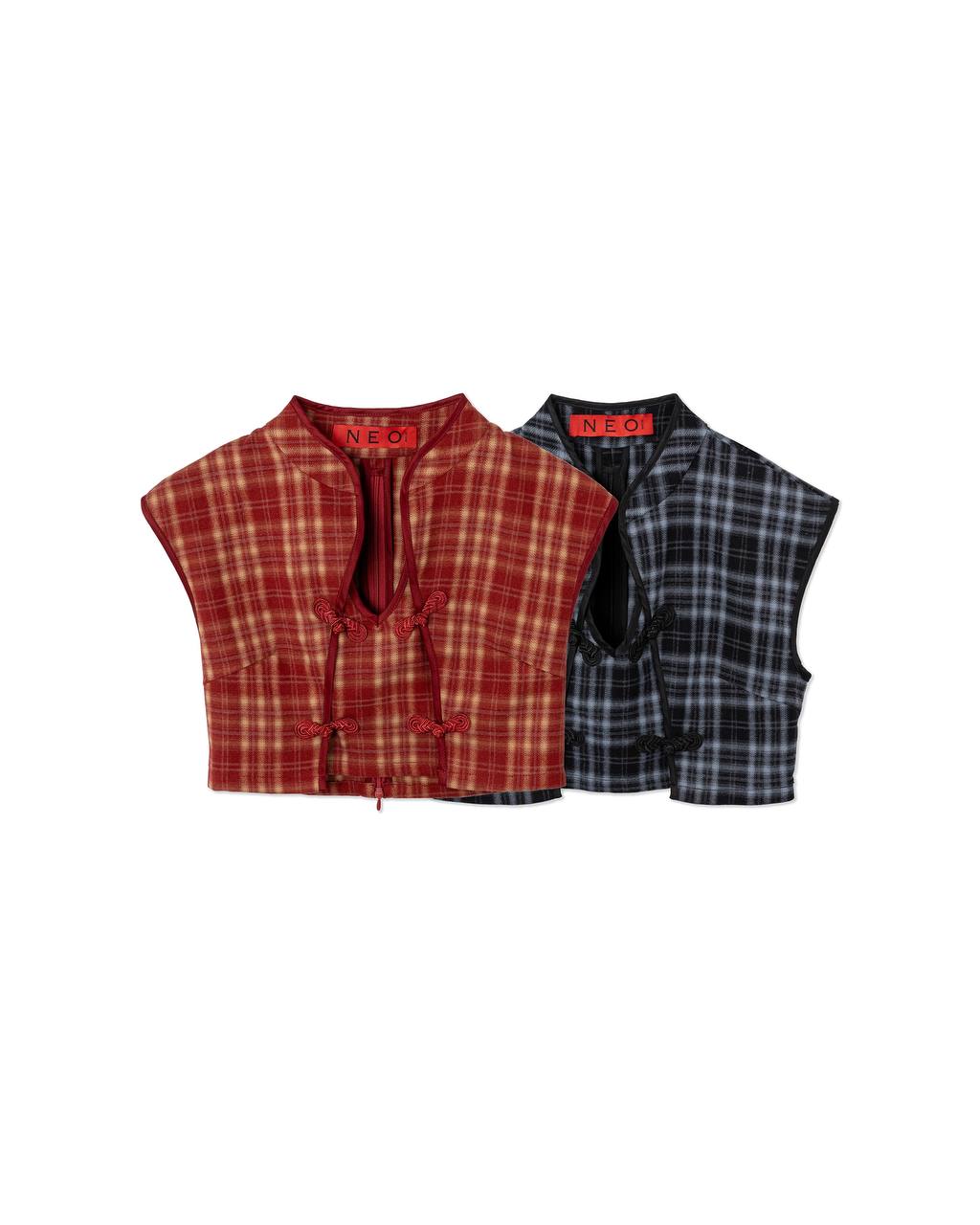 VOL.3_CH.1 Plaid Top