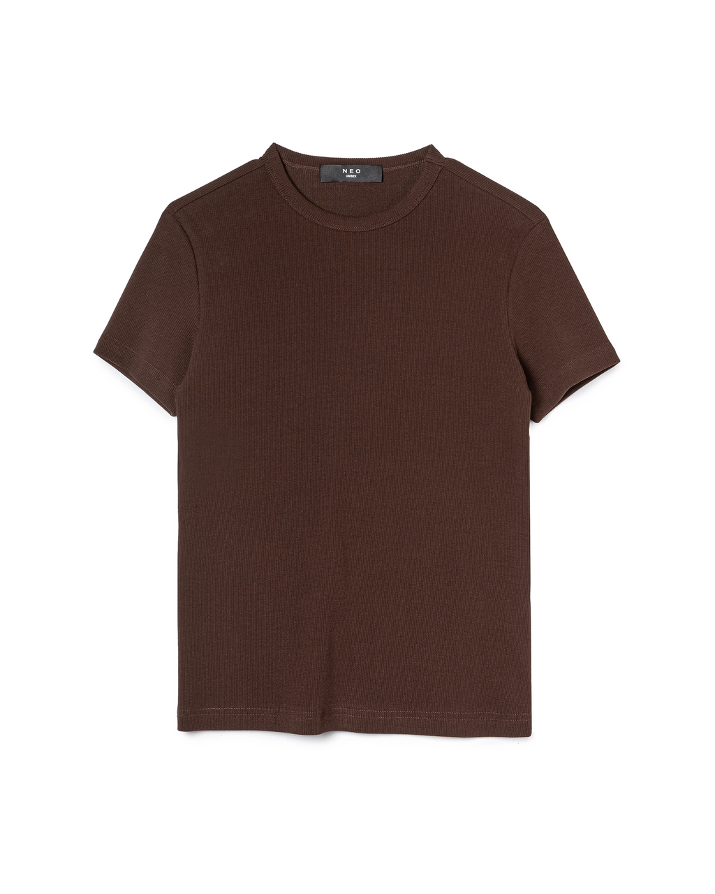 Ribbed Crew-Neck Top