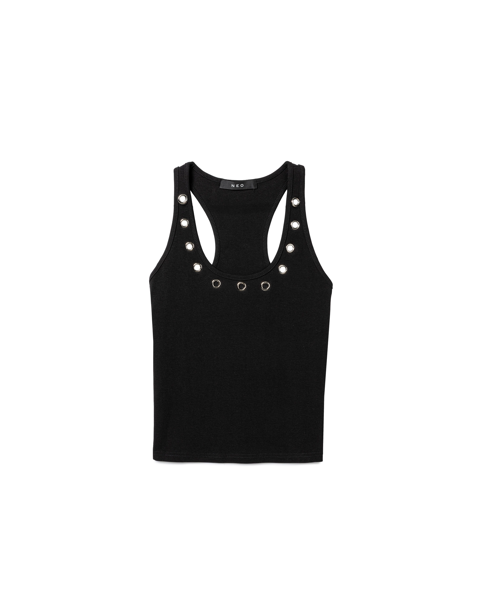 Eyelet Tank Top