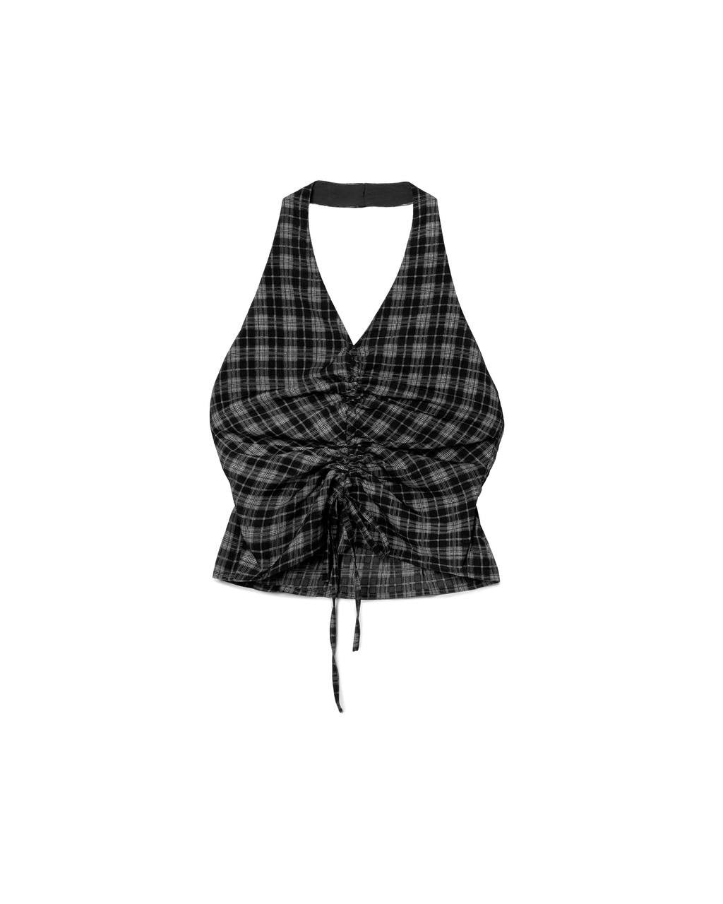 Ruched Halter-Top