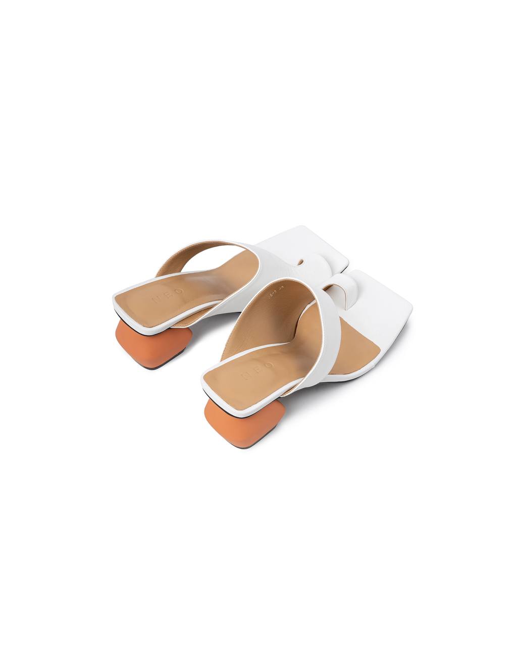 Square Toe Cut-Out Heels