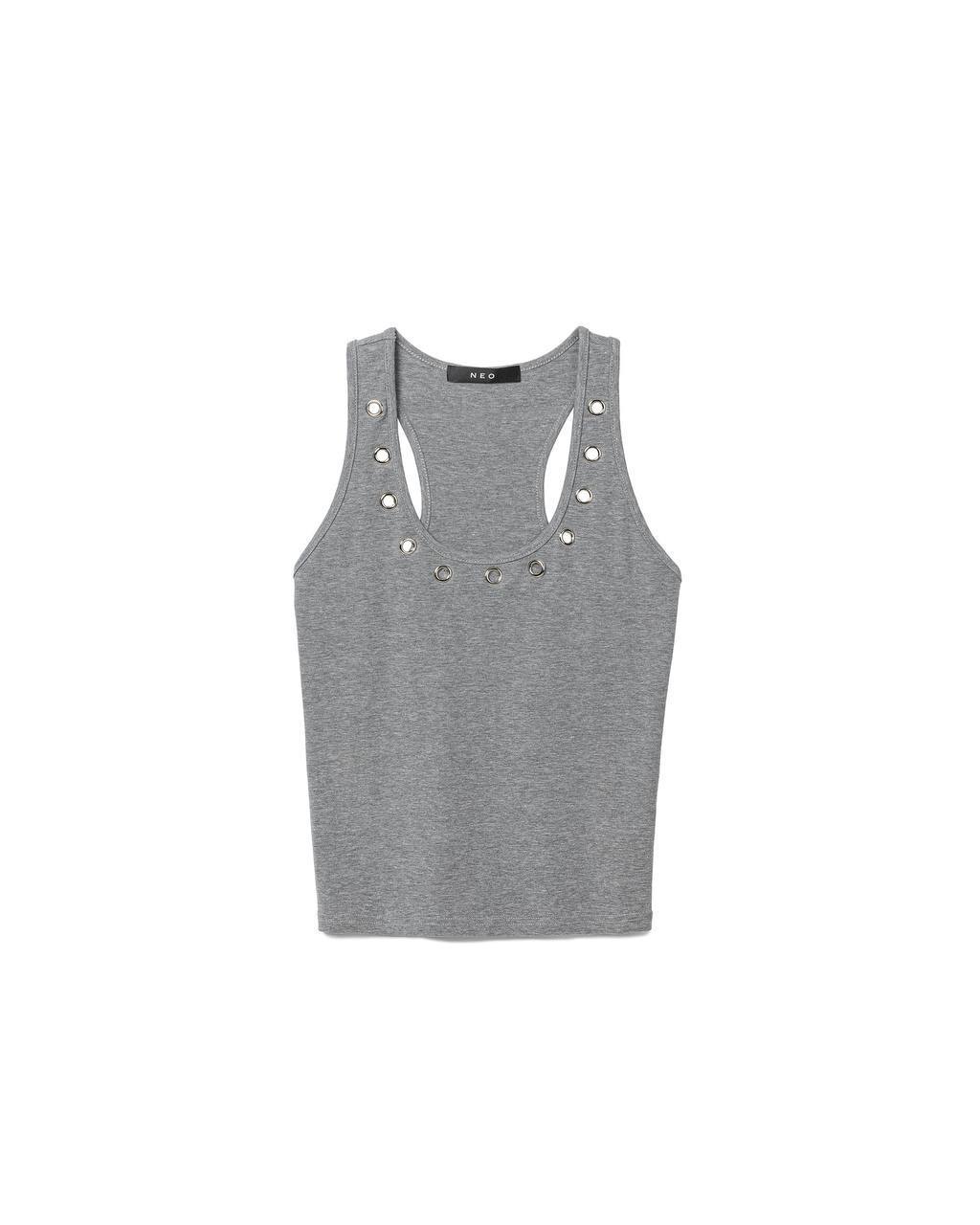Eyelet Tank Top