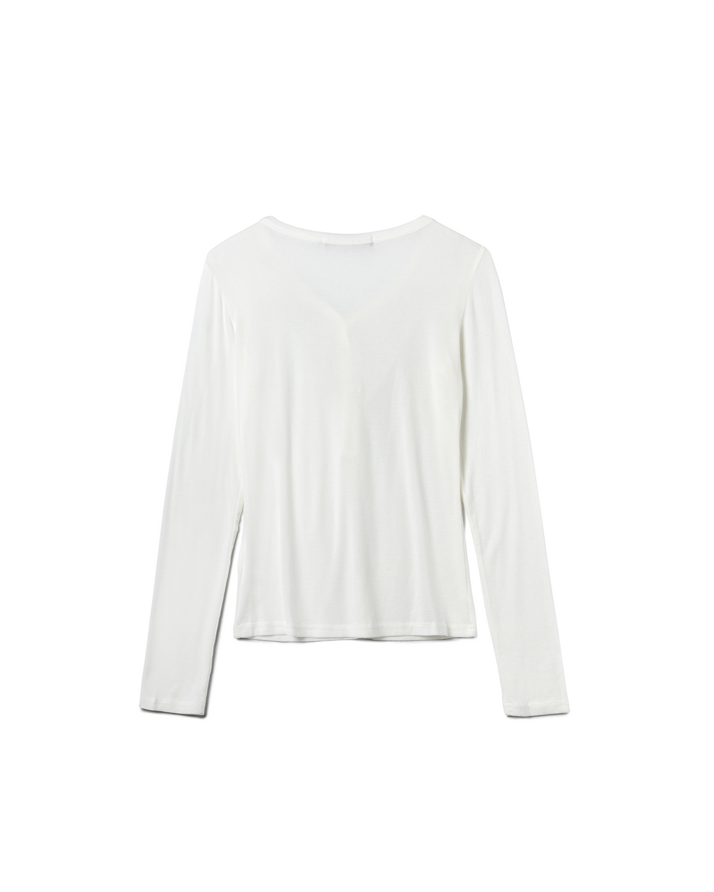 Button V-neck Top