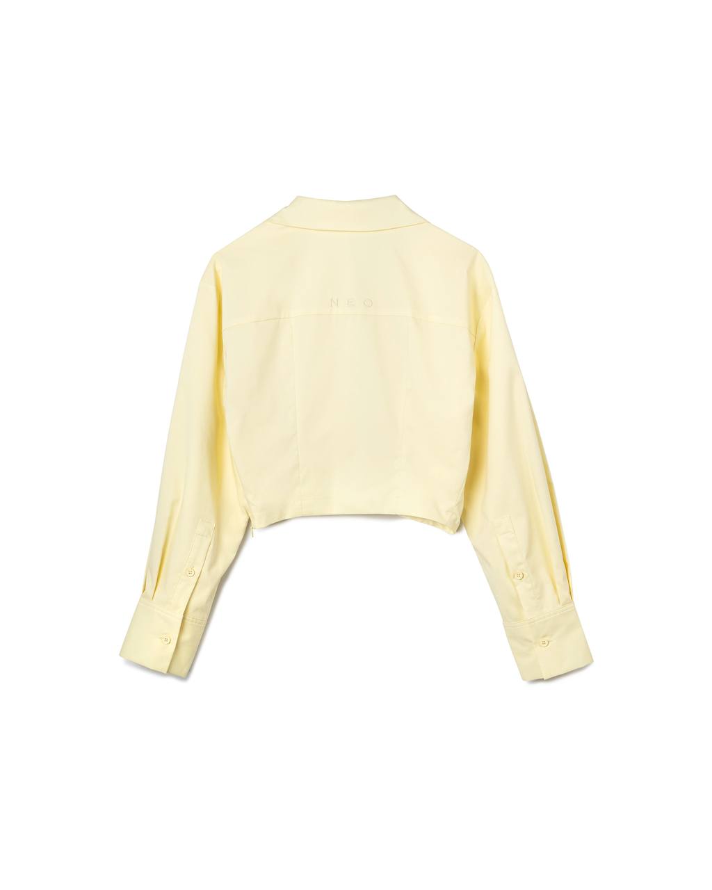 VOL.3_CH.1 Knot Cropped Shirt