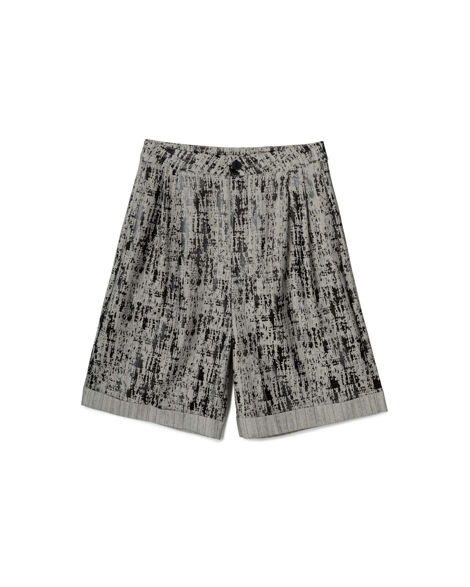 Textured A-line Shorts