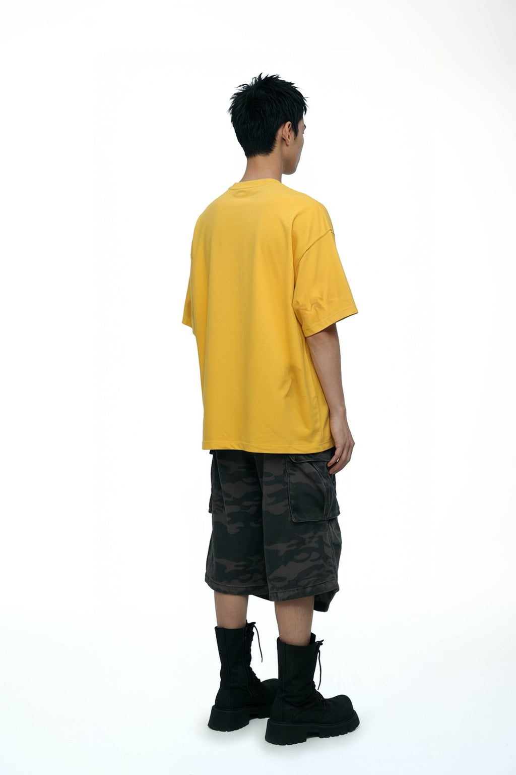 DOUBLE BACK Car Paint Scratch T-Shirt Oversized