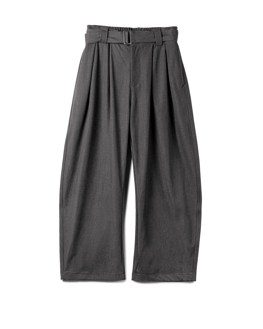Tailored Belted Wide-Leg Trousers