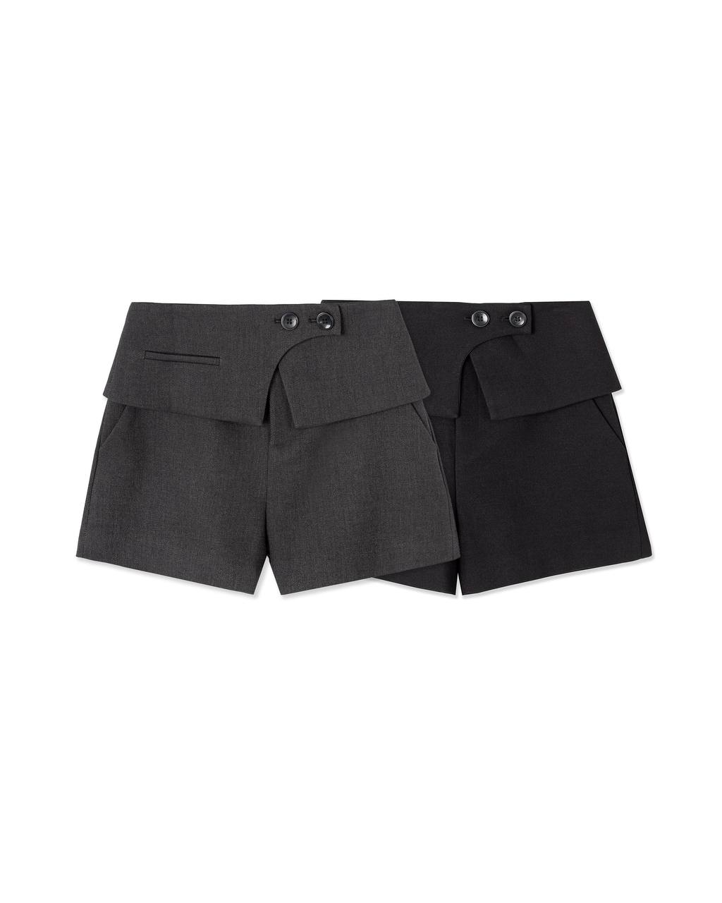 Tailored Flap Shorts
