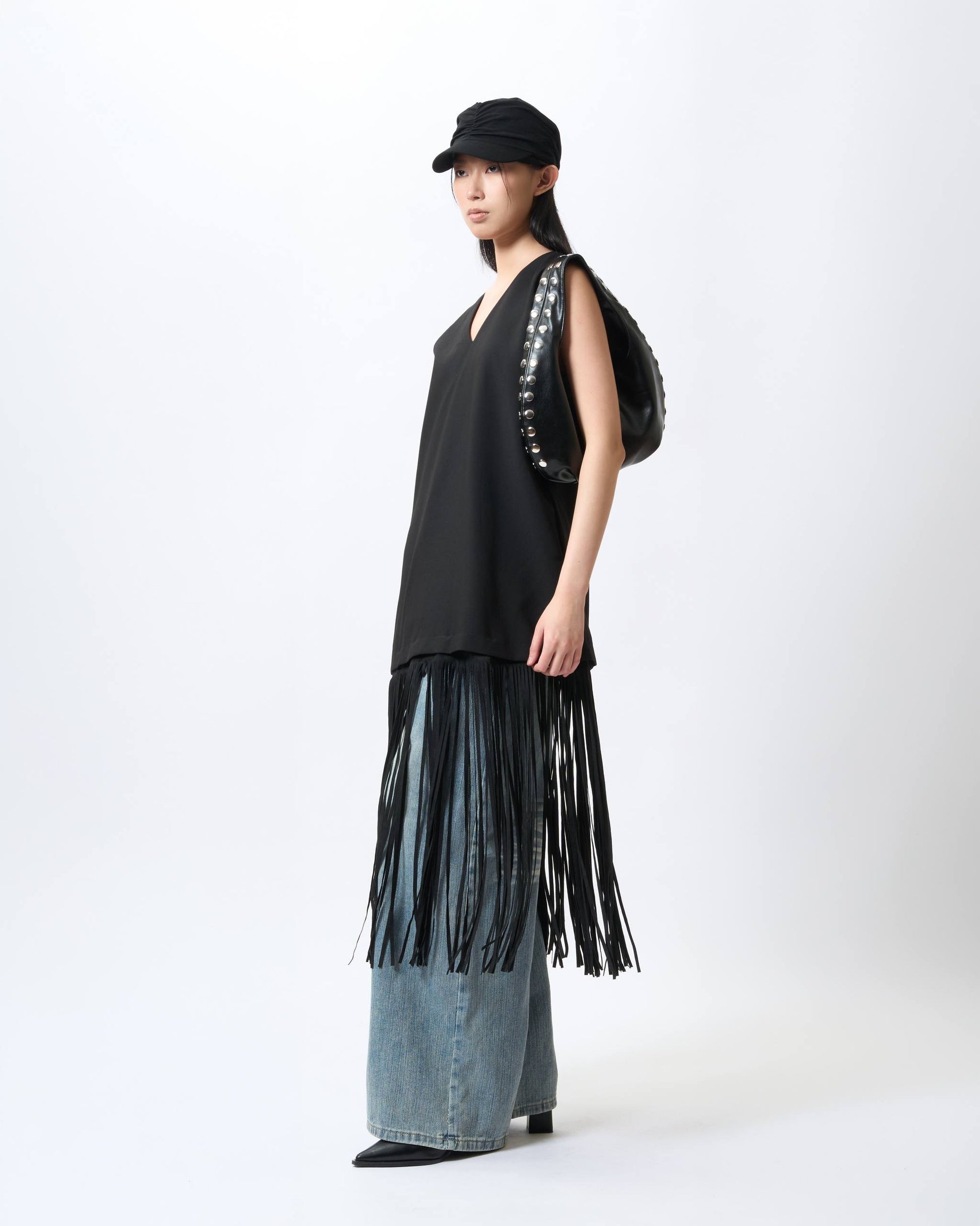 Fringe Sleeveless Dress